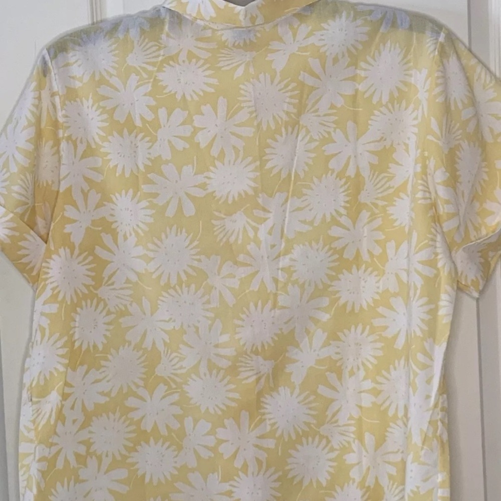 Set Of 2 Vintage Blair Women’s Floral Print Button Up Short Sleeve Blouse - Picture 11 of 13